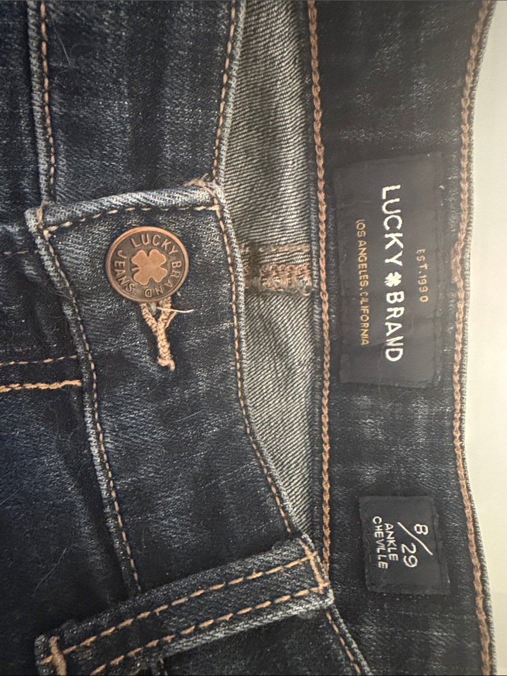 Lucky Brand women’s Dark Blue Slim Straight Jeans